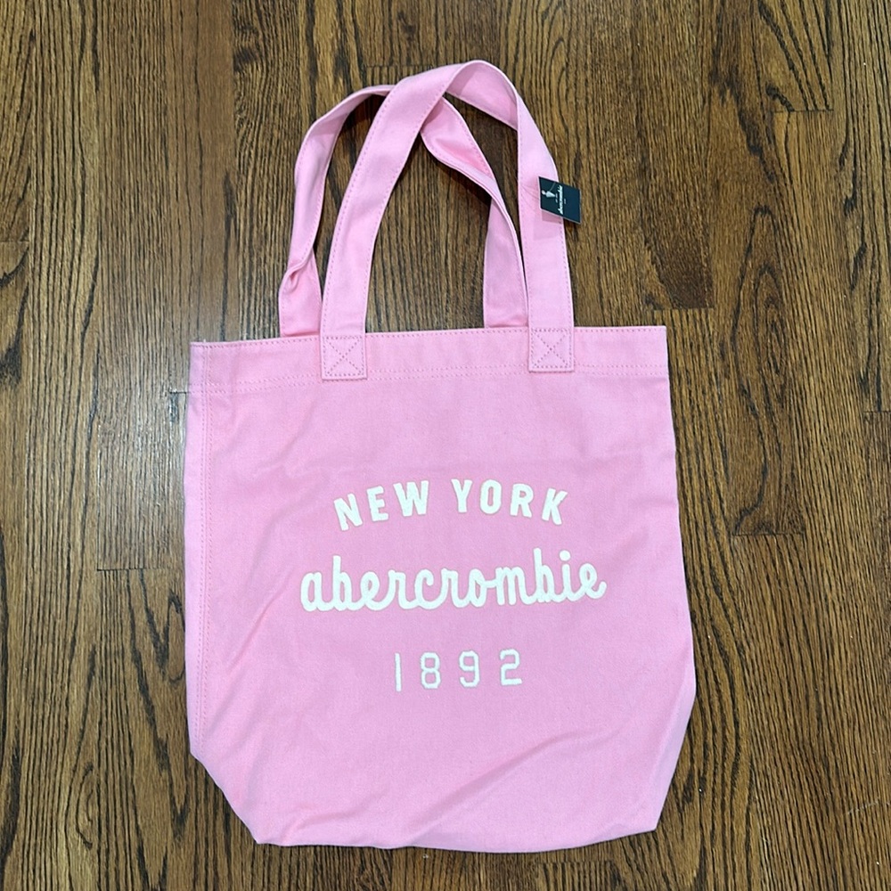 NWT Abercrombie vintage pink tote
